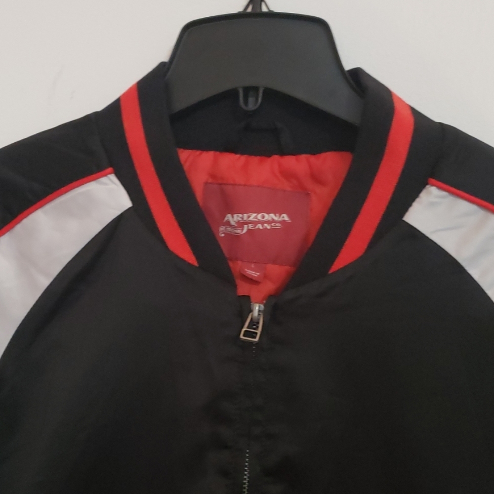 Satin jacket with piping new bomber lightweight